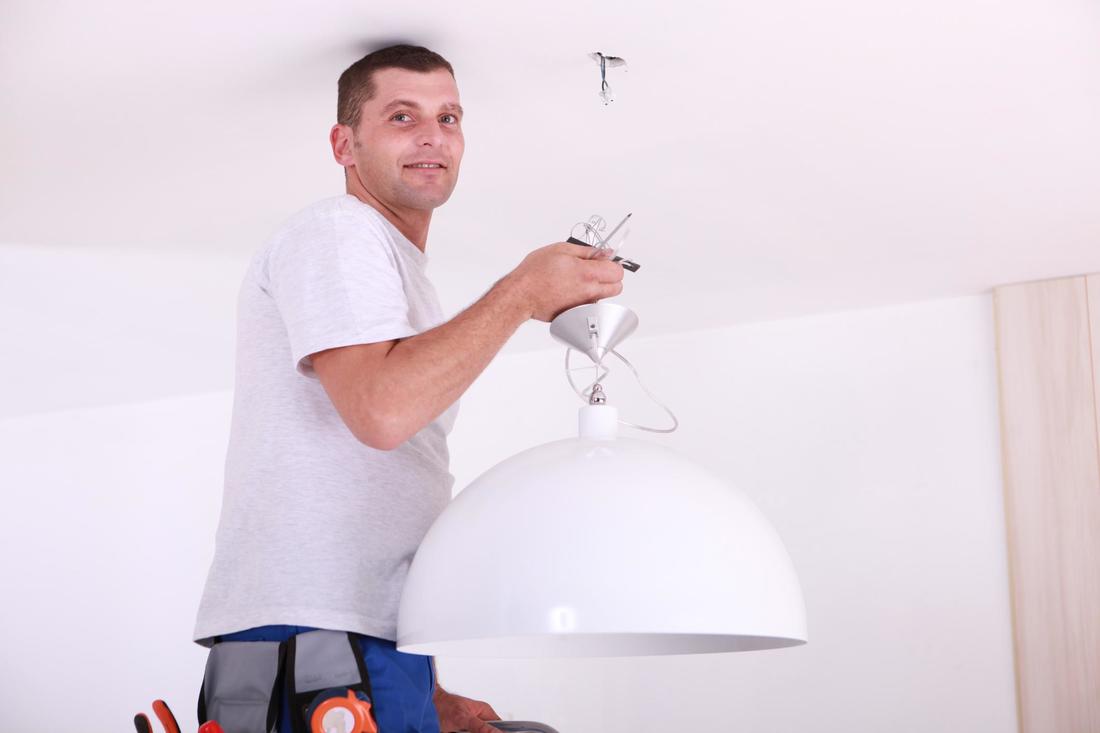 ​This is a picture of a light fixtures and ceiling fans.